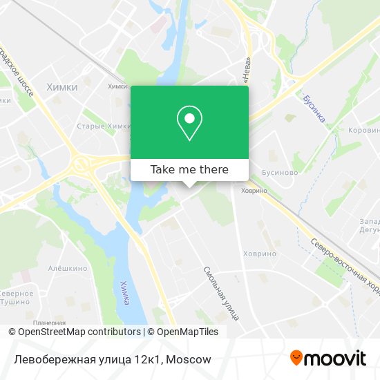 Левобережная улица 12к1 map