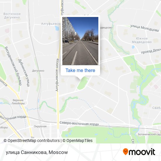 улица Санникова map