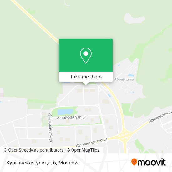 Курганская улица, 6 map