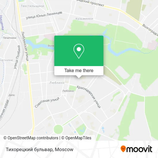 Тихорецкий бульвар map