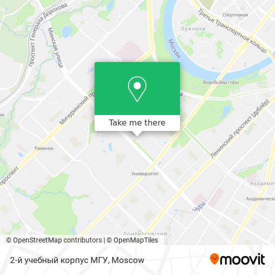2-й учебный корпус МГУ map