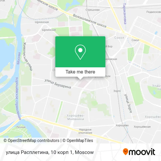 улица Расплетина, 10 корп 1 map