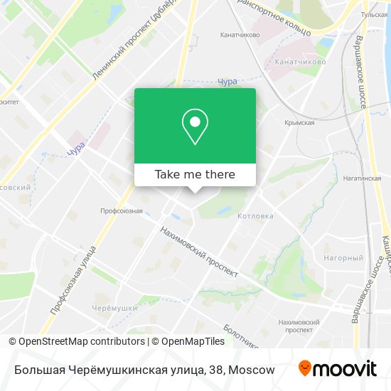 Большая Черёмушкинская улица, 38 map