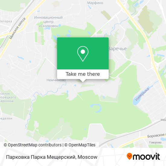 Парковка Парка Мещерский map