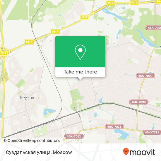 Суздальская улица map