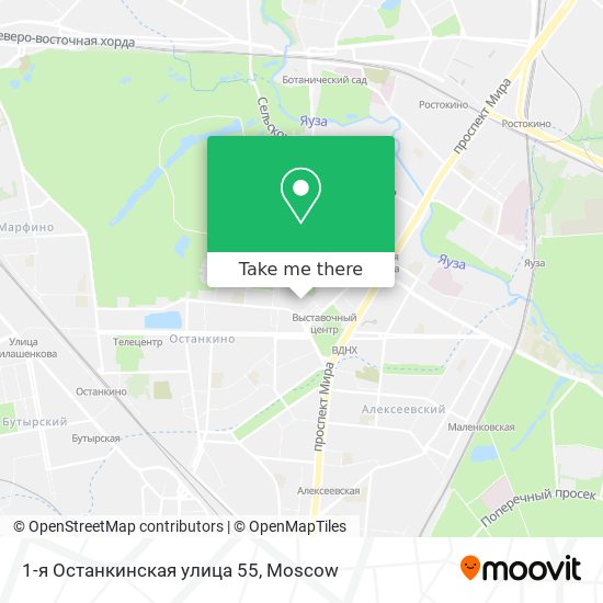 1-я Останкинская улица 55 map