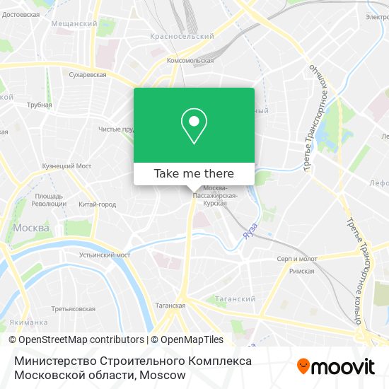 Министерство Строительного Комплекса Московской области map