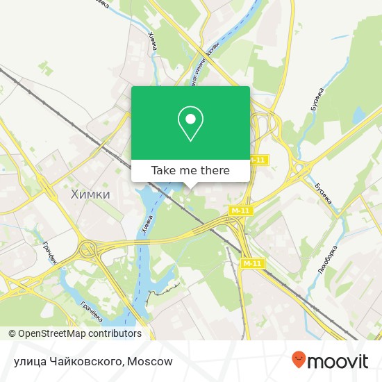 улица Чайковского map