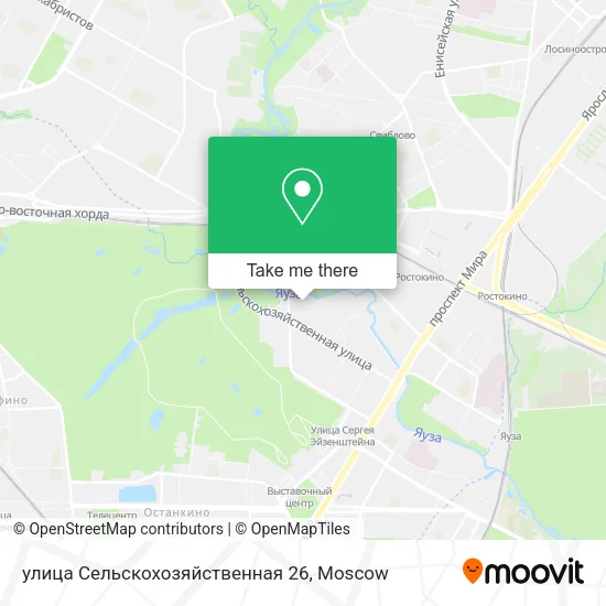 улица Сельскохозяйственная 26 map