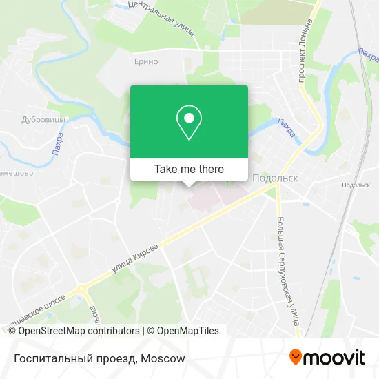 Госпитальный проезд map