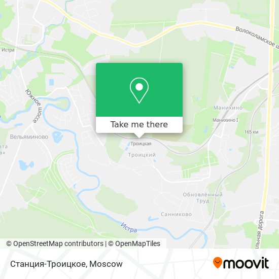 Станция-Троицкое map