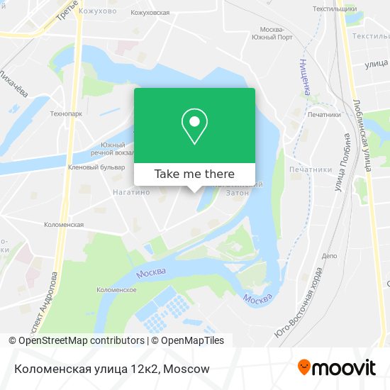 Коломенская улица 12к2 map