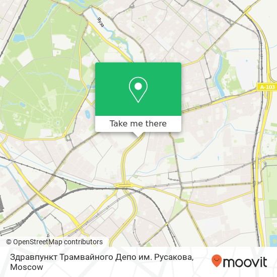 Здравпункт Трамвайного Депо им. Русакова map