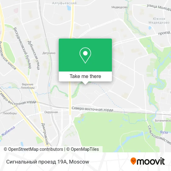 Сигнальный проезд 19А map