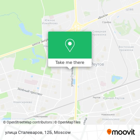 улица Сталеваров, 12Б map