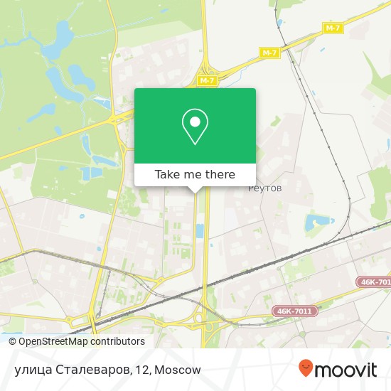 улица Сталеваров, 12 map