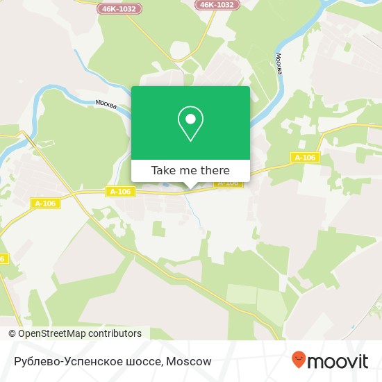 Рублево-Успенское шоссе map