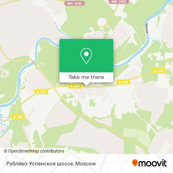 Рублёво-Успенское шоссе map