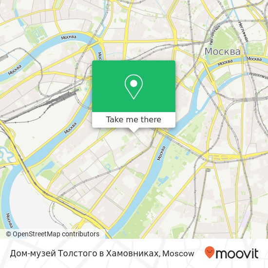 Дом-музей Толстого в Хамовниках map