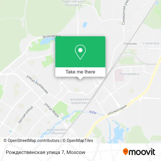 Рождественская улица 7 map