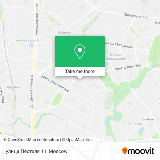 улица Пестеля 11 map