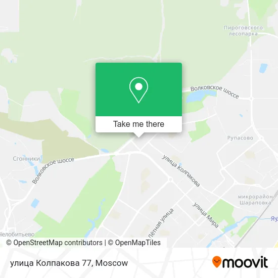 улица Колпакова 77 map