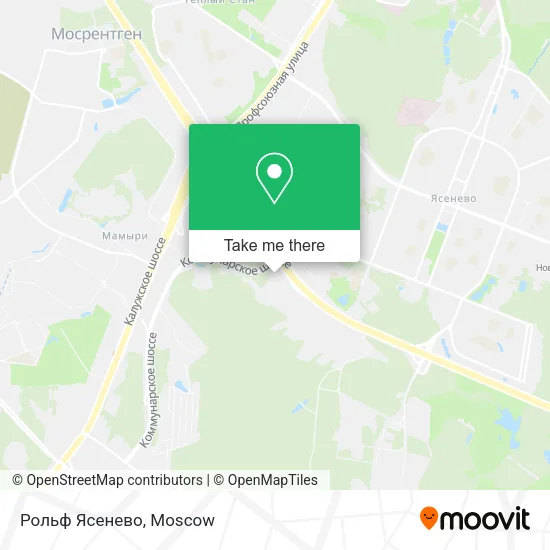 Рольф Ясенево map