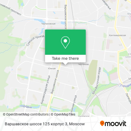 Варшавское шоссе 125 корпус 3 map