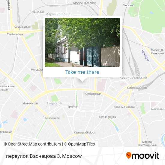 переулок Васнецова 3 map