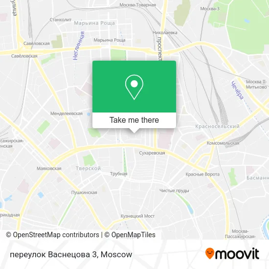 переулок Васнецова 3 map
