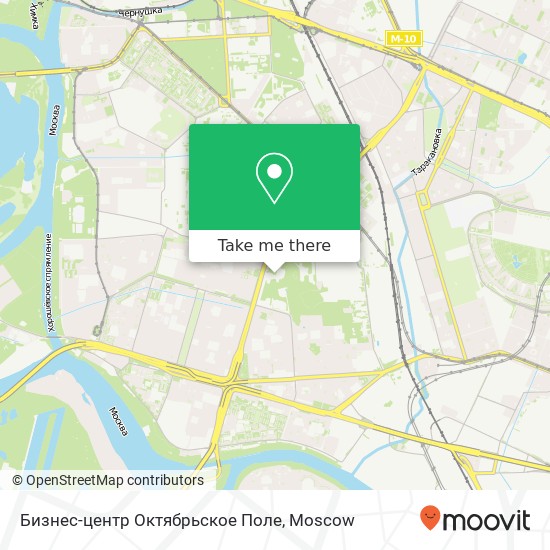 Бизнес-центр Октябрьское Поле map