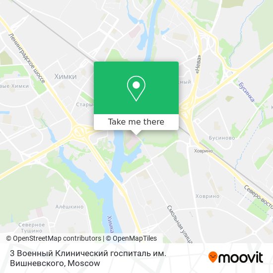 3 Военный Клинический госпиталь им. Вишневского map