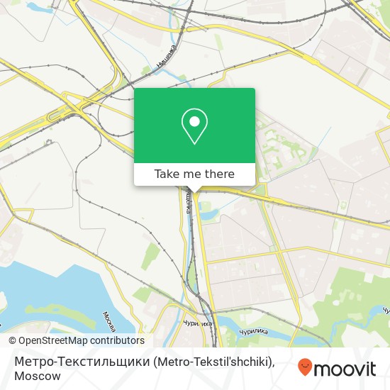 Метро-Текстильщики (Metro-Tekstil'shchiki) map