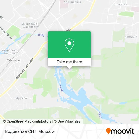 Водоканал СНТ map