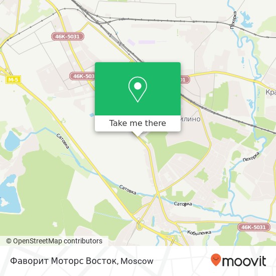 Фаворит Моторс Восток map