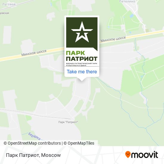 Парк Патриот map