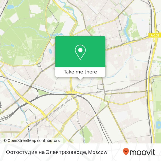 Фотостудия на Электрозаводе map