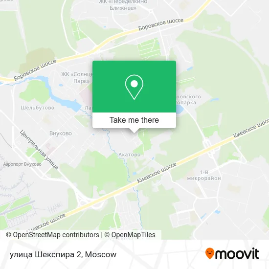 улица Шекспира 2 map