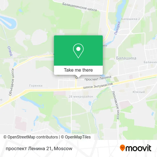 проспект Ленина 21 map