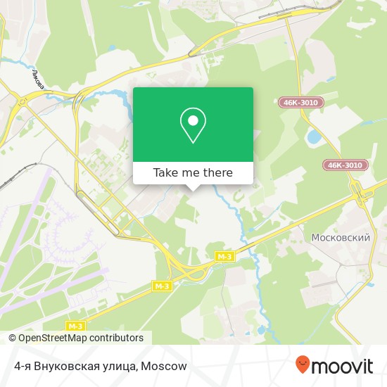 4-я Внуковская улица map