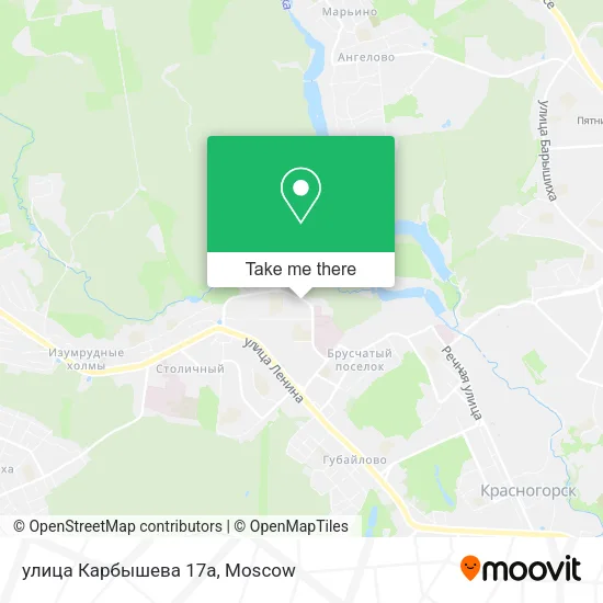 улица Карбышева 17а map