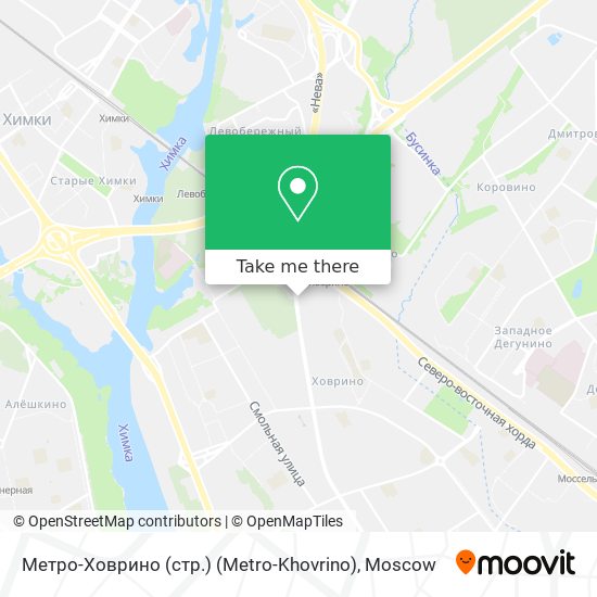 Метро-Ховрино (стр.) (Metro-Khovrino) map