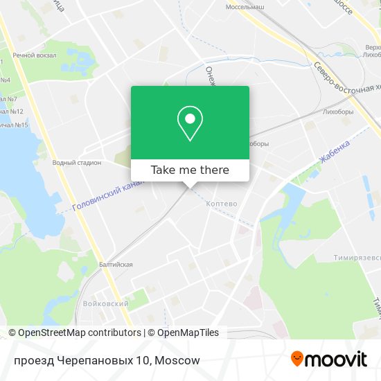 проезд Черепановых 10 map
