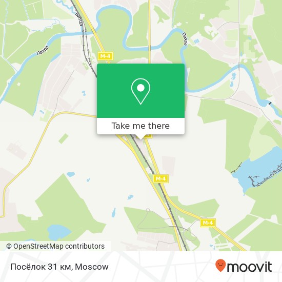 Посёлок 31 км map