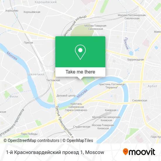 1-й Красногвардейский проезд 1 map