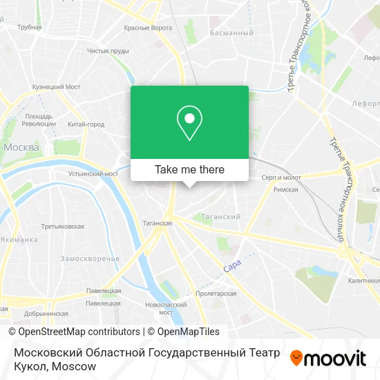 Московский Областной Государственный Театр Кукол map