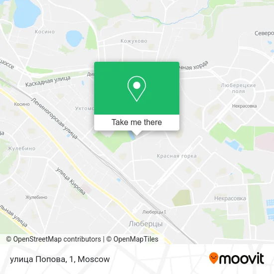улица Попова, 1 map
