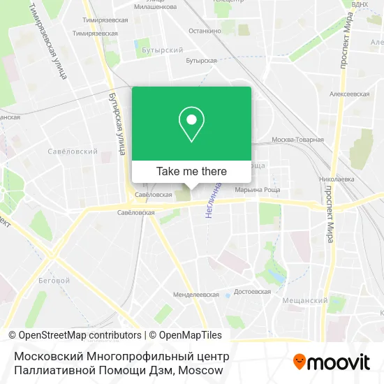 Московский Многопрофильный центр Паллиативной Помощи Дзм map