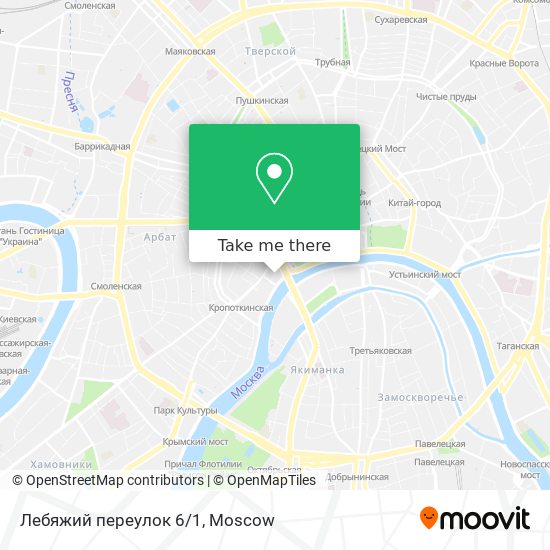Лебяжий переулок 6/1 map
