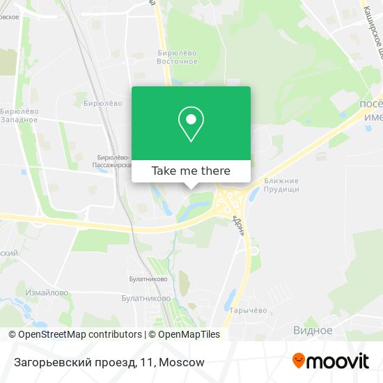 Загорьевский проезд, 11 map